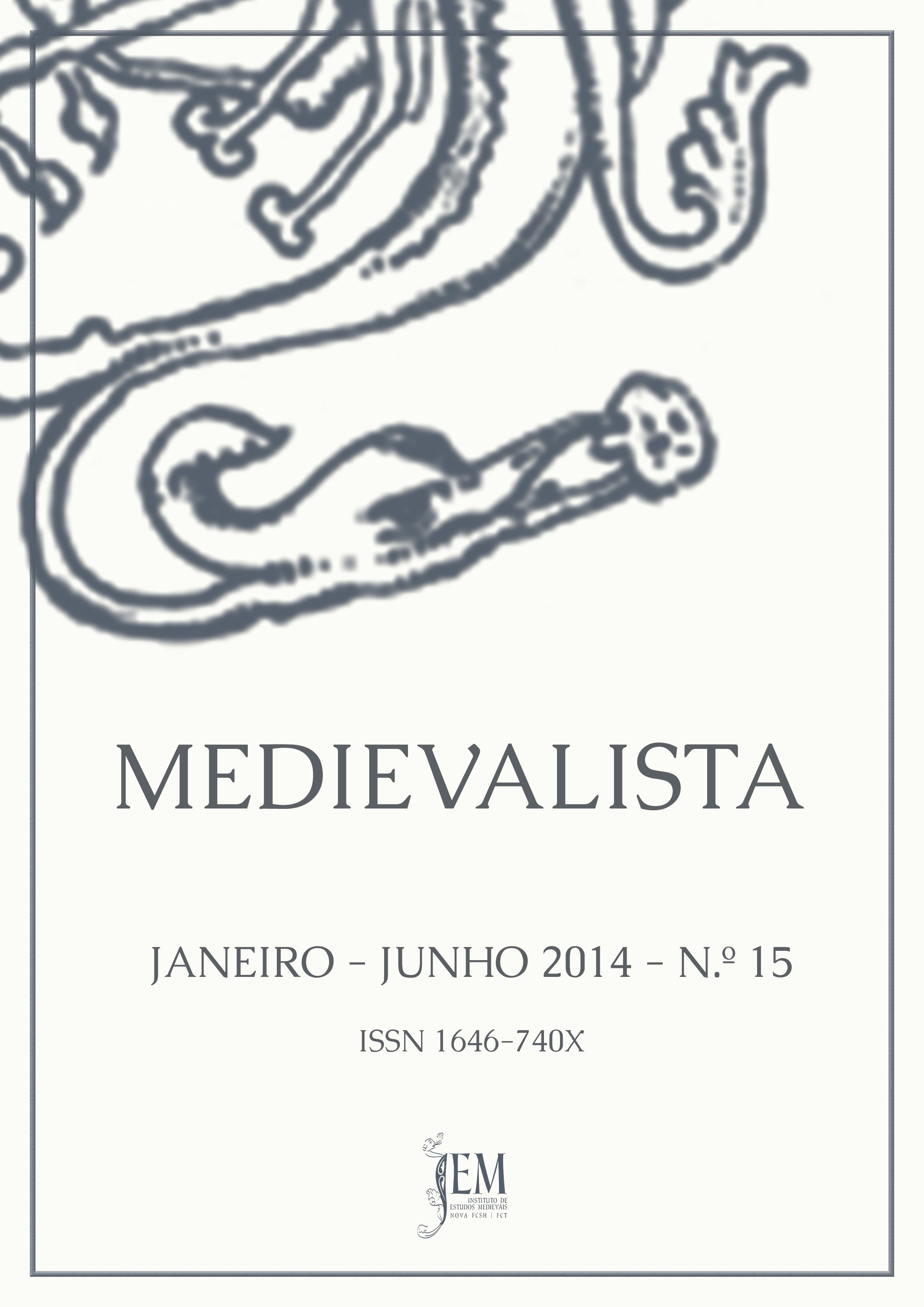 					Ver N.º 15 (2014): Medievalista
				