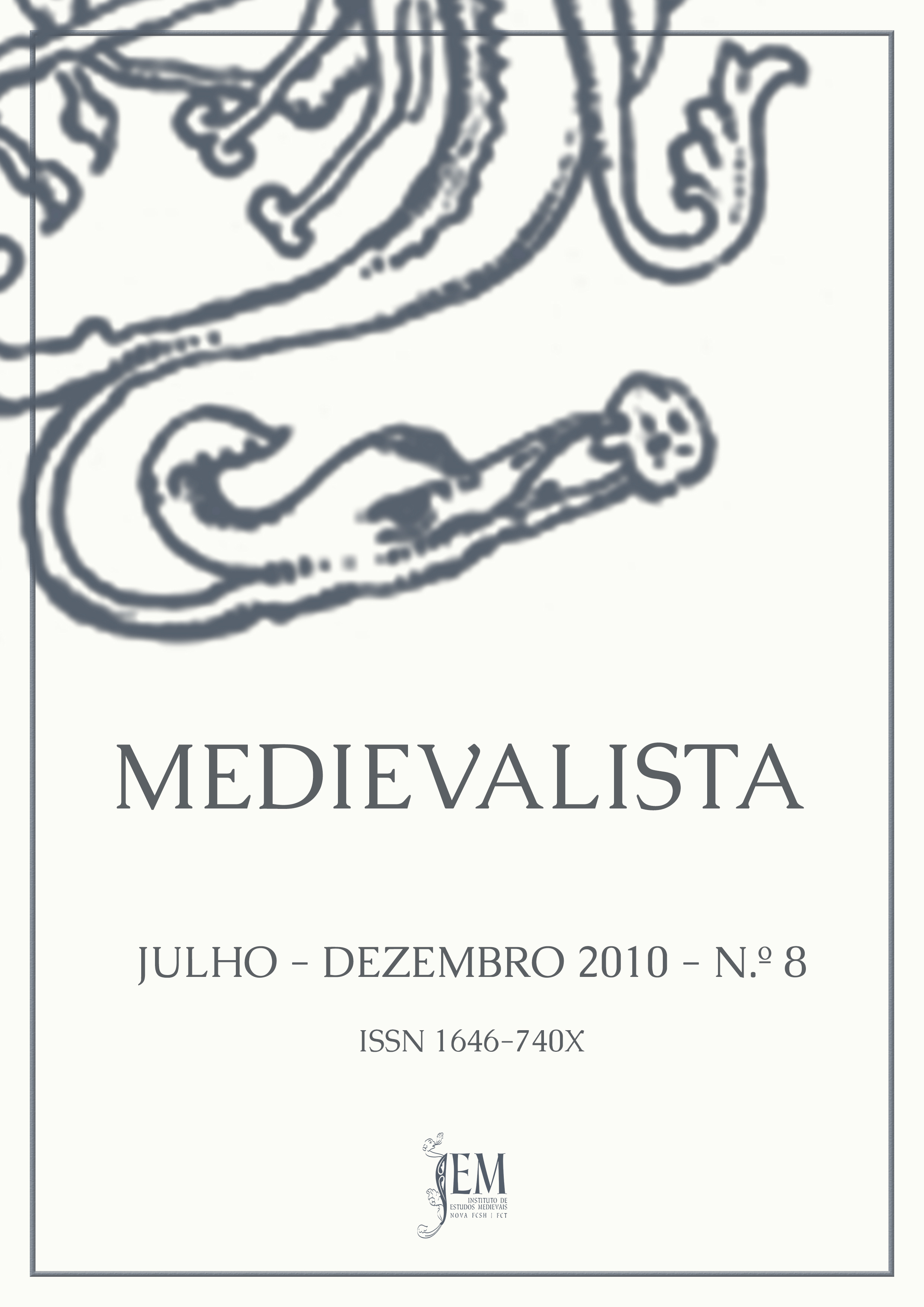 					Ver N.º 8 (2010): Medievalista
				