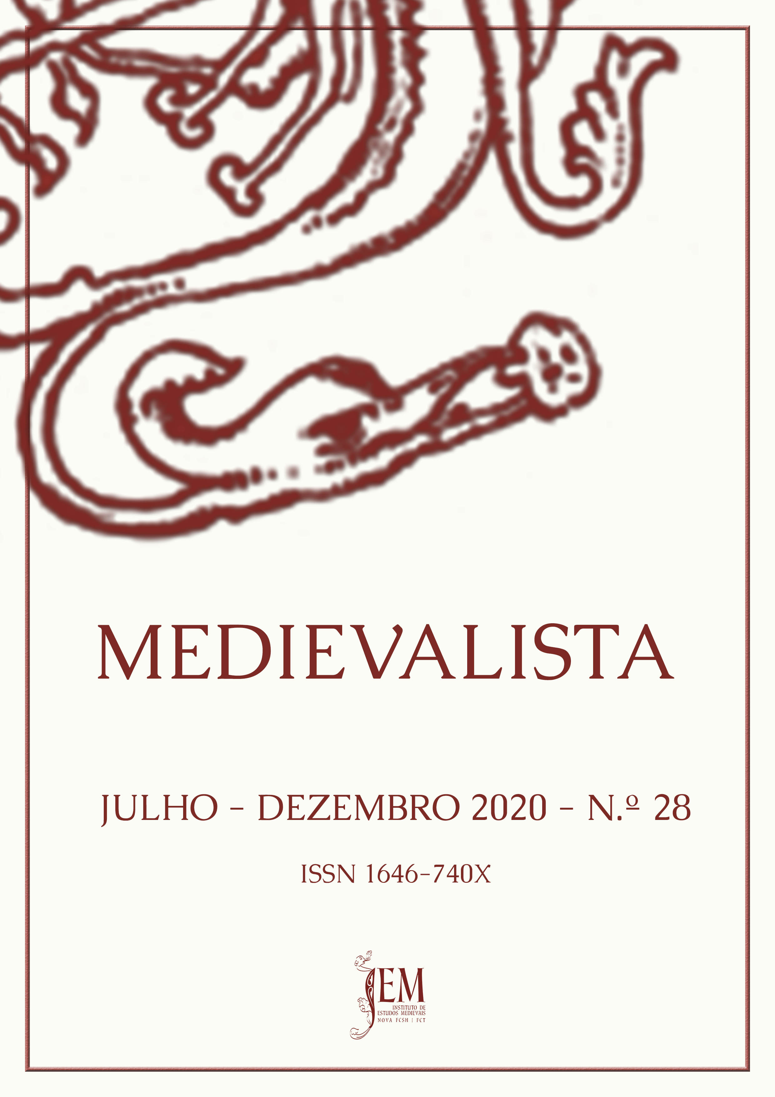 					Ver N.º 28 (2020): Medievalista
				