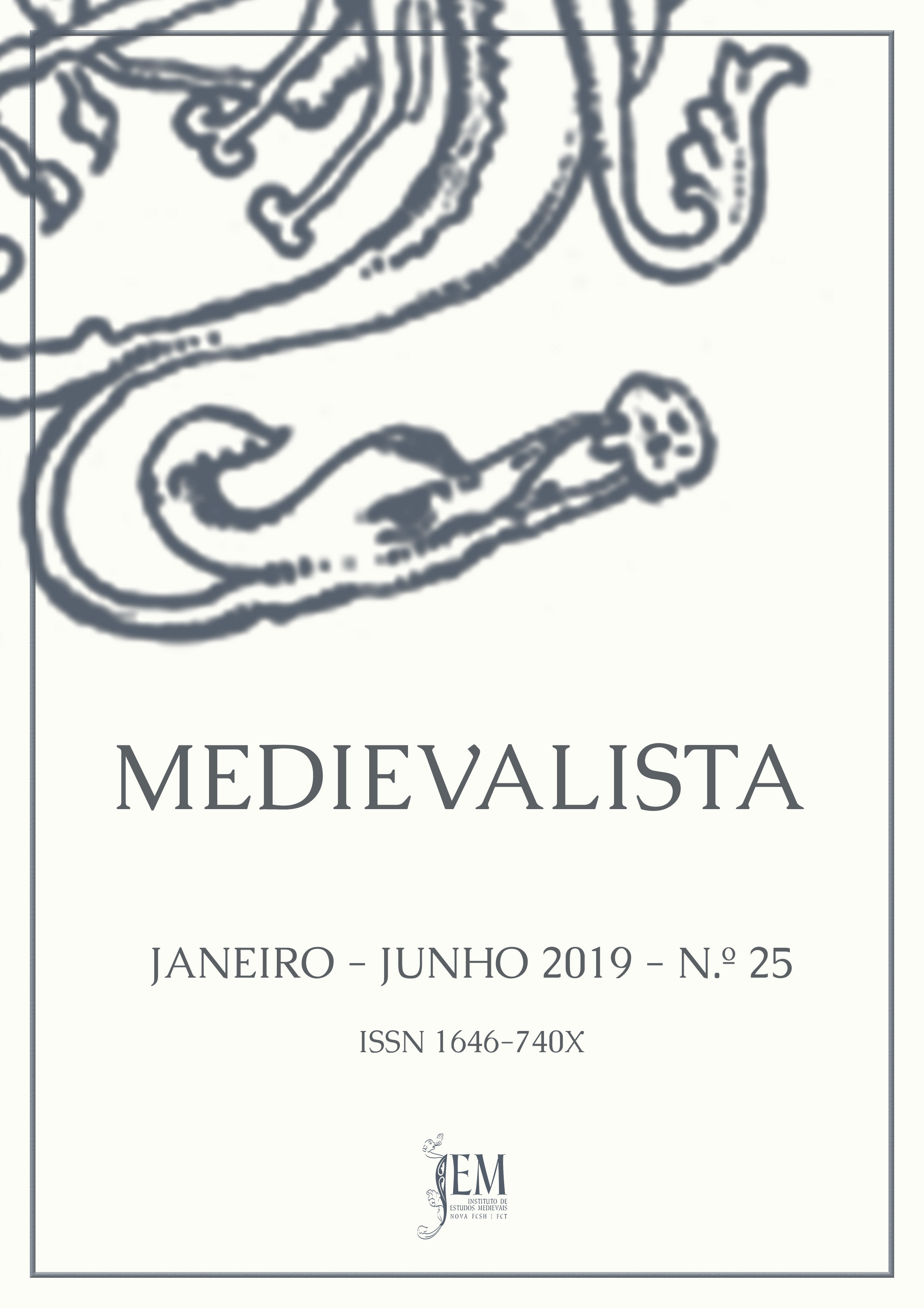 					Ver N.º 25 (2019): Medievalista
				