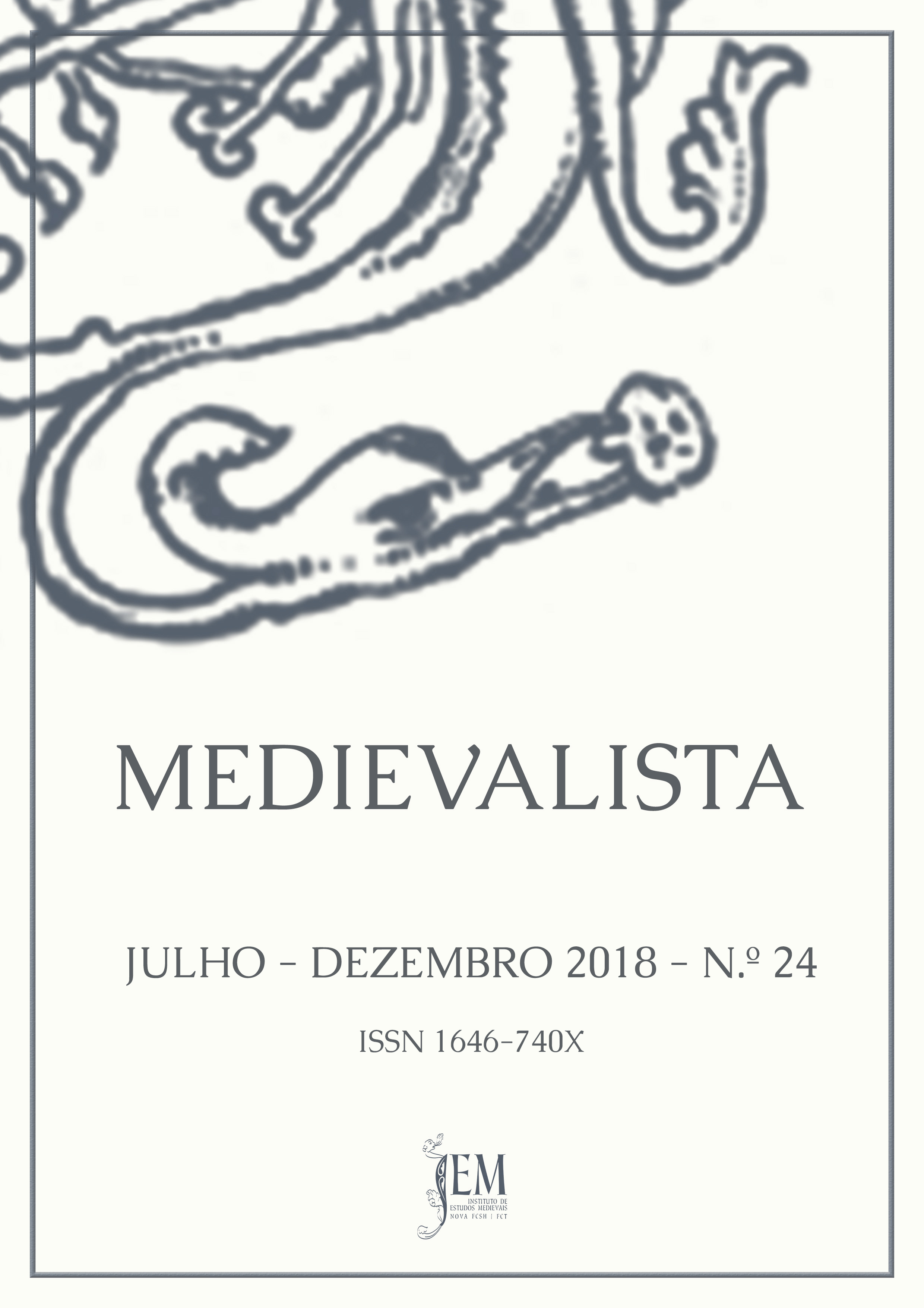 					Ver N.º 24 (2018): Medievalista
				